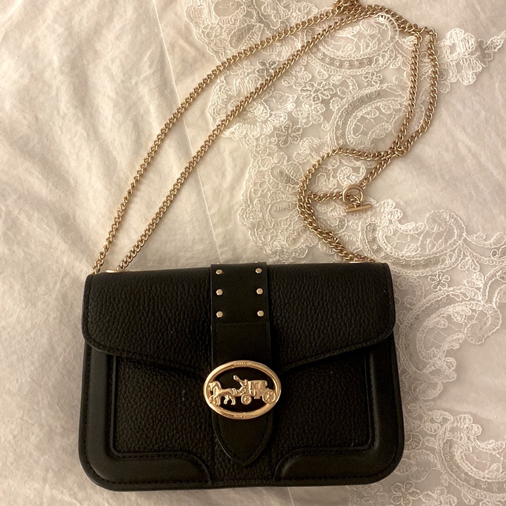 Super cute coach shoulder or cross body bag